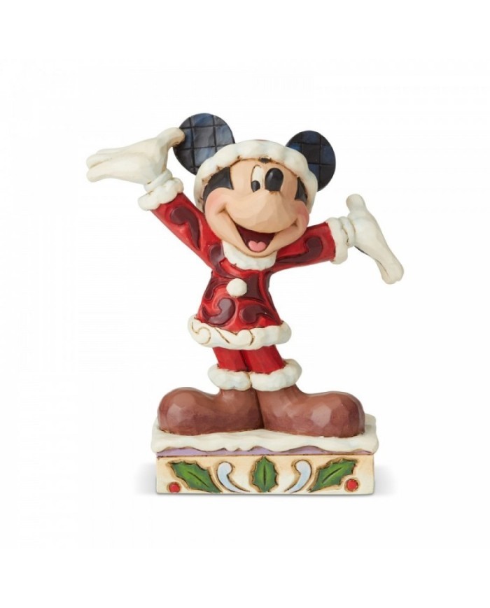 Disney Traditions : MICKEY CHRISTMAS FIGURINE