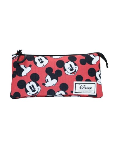 Mickey Mouse Rojo Estuche Portatodo Triple HS Mickey Mouse Blinks