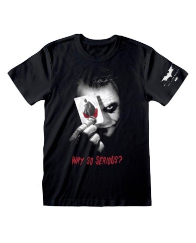 Camiseta DC The Dark Knight – Why So Serious - Unisex - Talla Adulto TALLA CAMISETA M