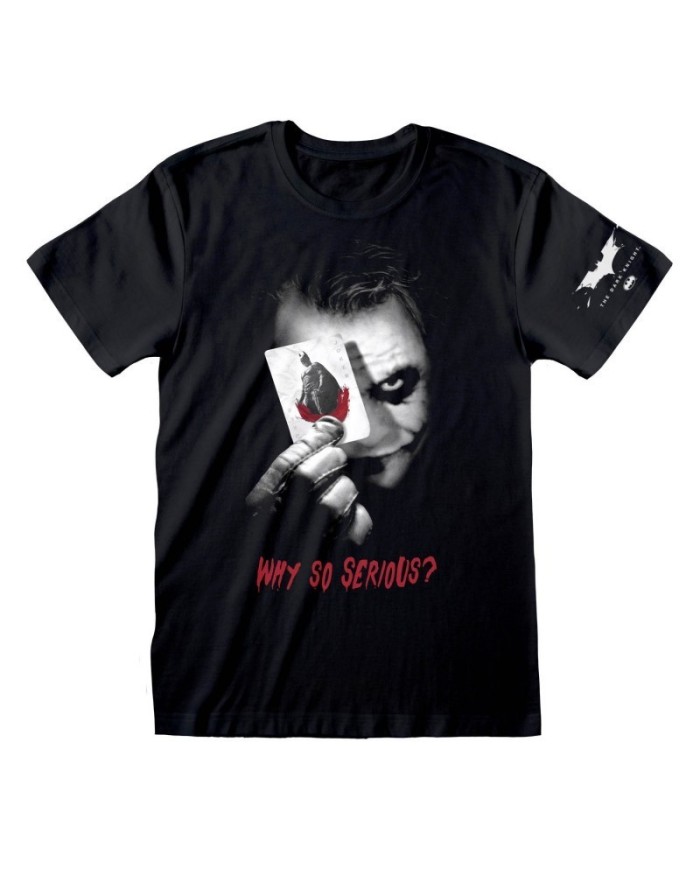 Camiseta DC The Dark Knight – Why So Serious - Unisex - Talla Adulto TALLA CAMISETA XL