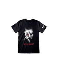 Camiseta DC The Dark Knight – Why So Serious - Unisex - Talla Adulto TALLA CAMISETA XL