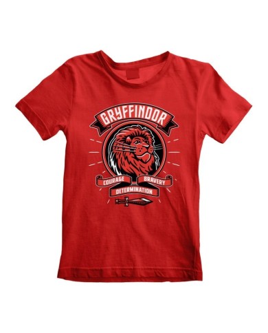 Camiseta Harry Potter - Comic Style Gryffindor - Talla Niño TALLA CAMISETA NIÑO TALLA 134 - 9 AÑOS