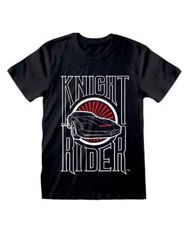 Camiseta Knight Rider - Outline Font - Unisex - Talla Adulto TALLA CAMISETA M