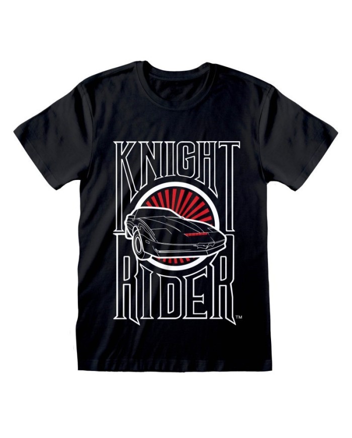 Camiseta Knight Rider - Outline Font - Unisex - Talla Adulto TALLA CAMISETA M