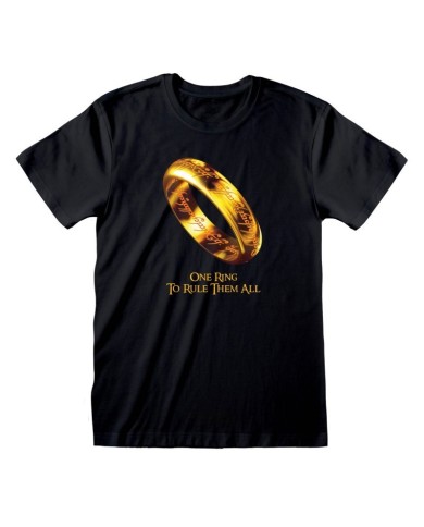 Camiseta Lord Of The Rings - One Ring To Rule Them All - Unisex - Talla Adulto TALLA CAMISETA L