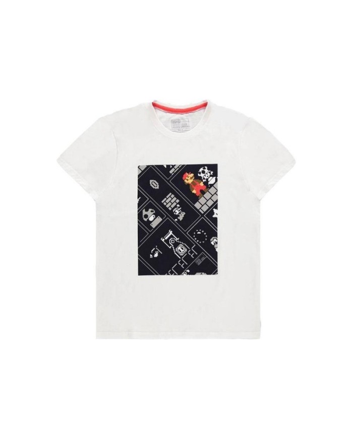 Camiseta 8-bit Collage - Super Mario TALLA CAMISETA S