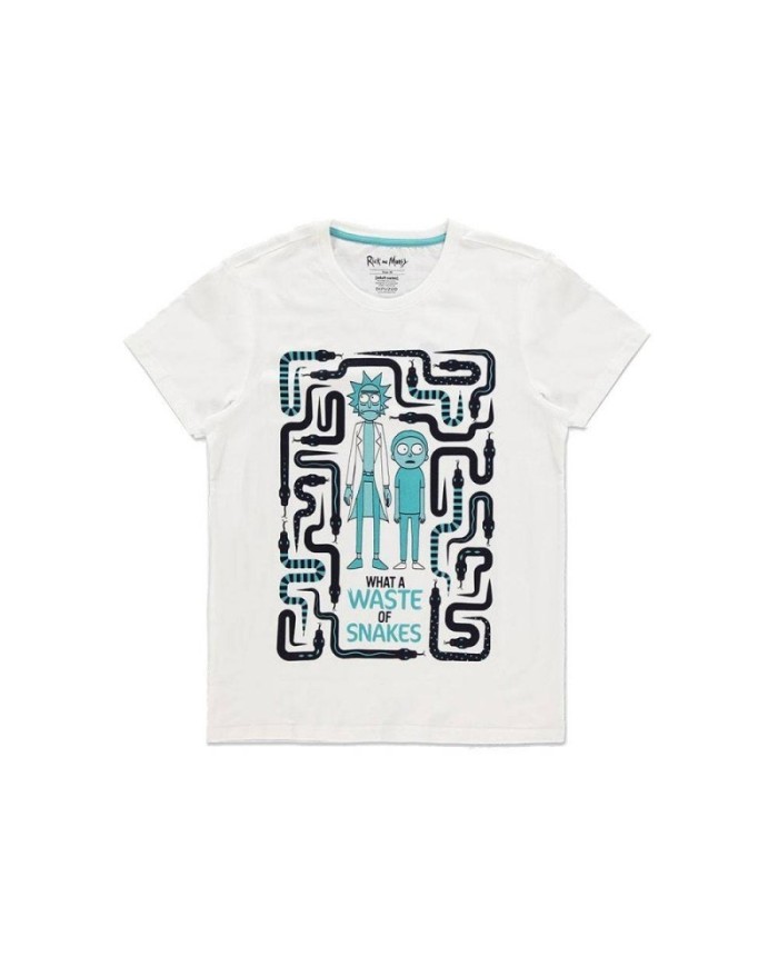 Camiseta Waste of Snakes - Rick y Morty TALLA CAMISETA L