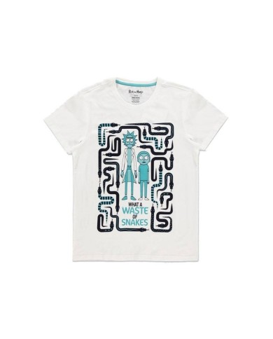 Camiseta Waste of Snakes - Rick y Morty TALLA CAMISETA XL