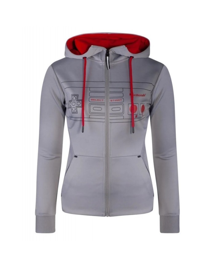 Sudadera con capucha Nintendo - Controller Women's Zipper Hoodie- Mujer TALLA CAMISETA L
