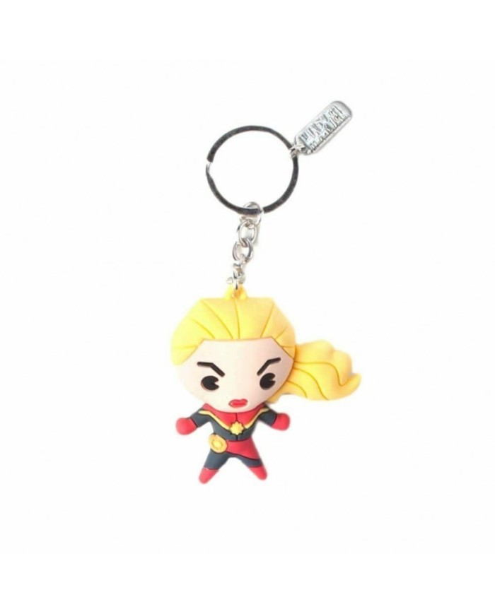 Llavero caucho Captain Marvel Kawaii 3D - Marvel