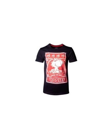 Camiseta Nintendo - Super Mario Yoshi Poster TALLA CAMISETA L