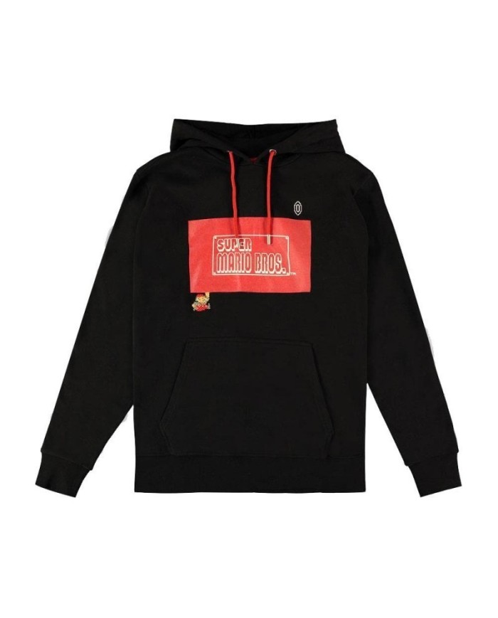 Sudadera Capucha 8-bit Mario - Super Mario TALLA CAMISETA M