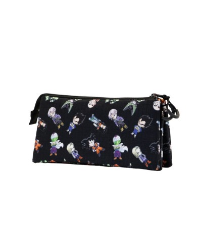 Dragon Ball Negro Estuche Portatodo Triple HS Dragon Ball SD