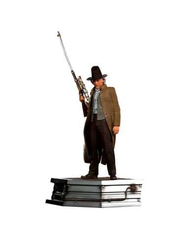 Doc Brown Regreso al Futuro III - BDS Art Scale Statue 1/10