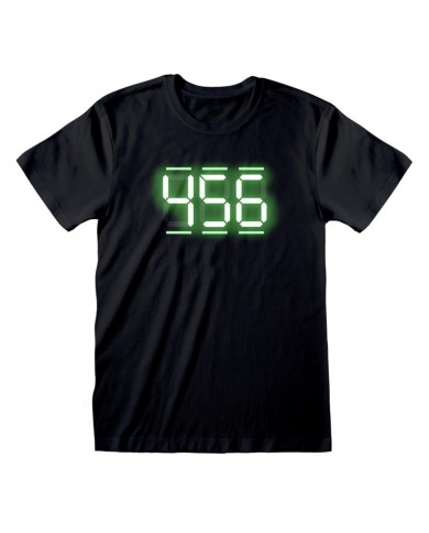 Camiseta 456 Digital Text - Squid Game - Unisex - Talla Adulto TALLA CAMISETA S