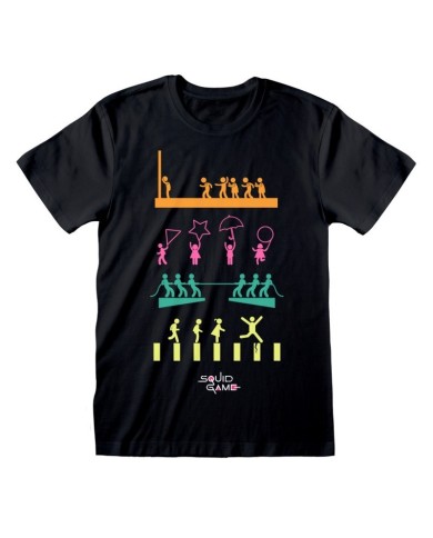 Camiseta Games - Squid Game - Unisex - Talla Adulto TALLA CAMISETA S