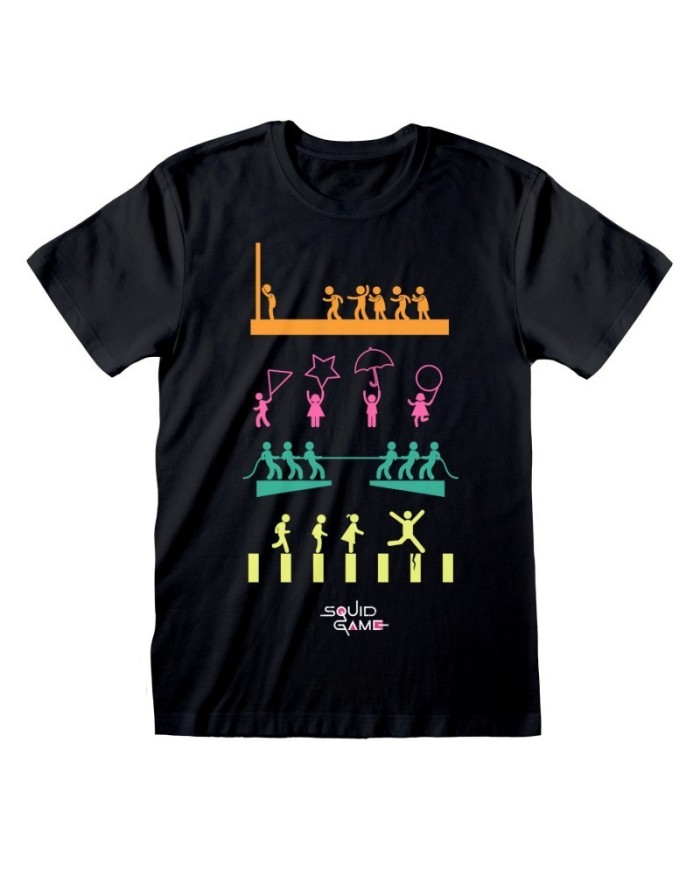 Camiseta Games - Squid Game - Unisex - Talla Adulto TALLA CAMISETA L