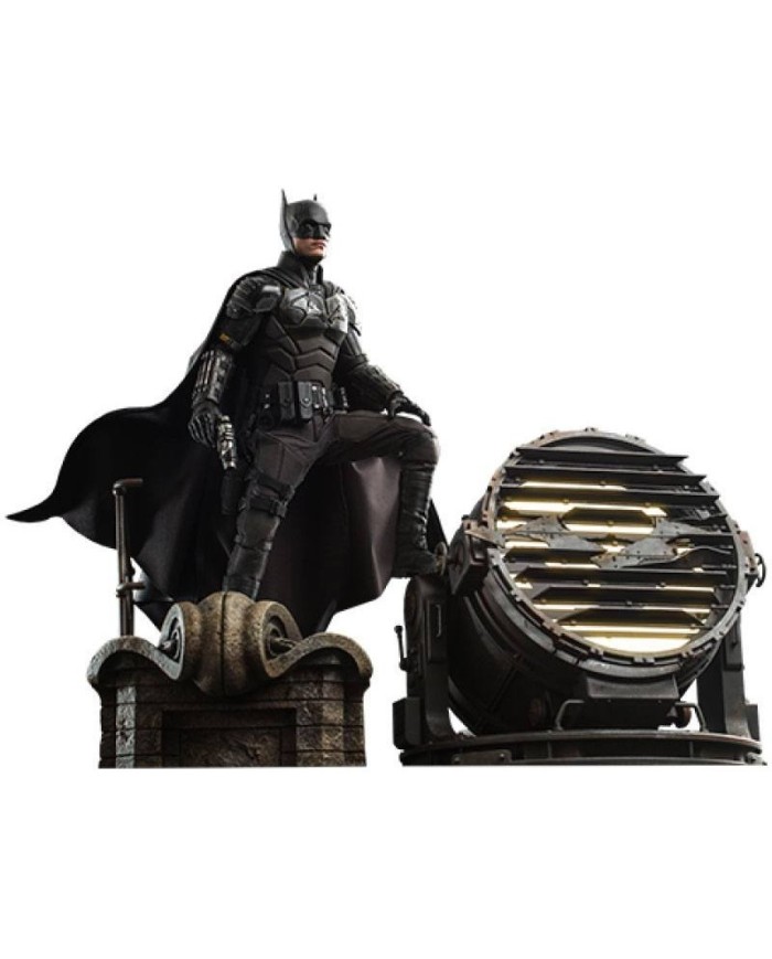 Batman and Bat-Signal Collectible Set by Hot Toys Movie Masterpiece Series - The Batman