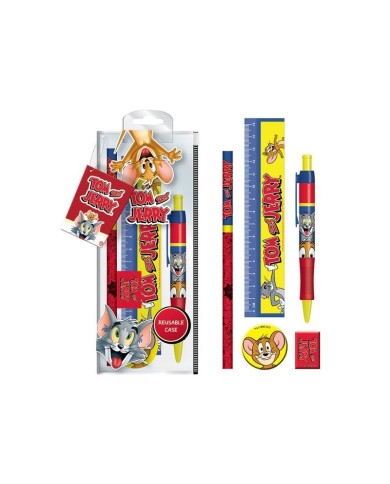 Juego de 5 Piezas Papelería TOM AND JERRY CLASSICS - TOM AND JERRY