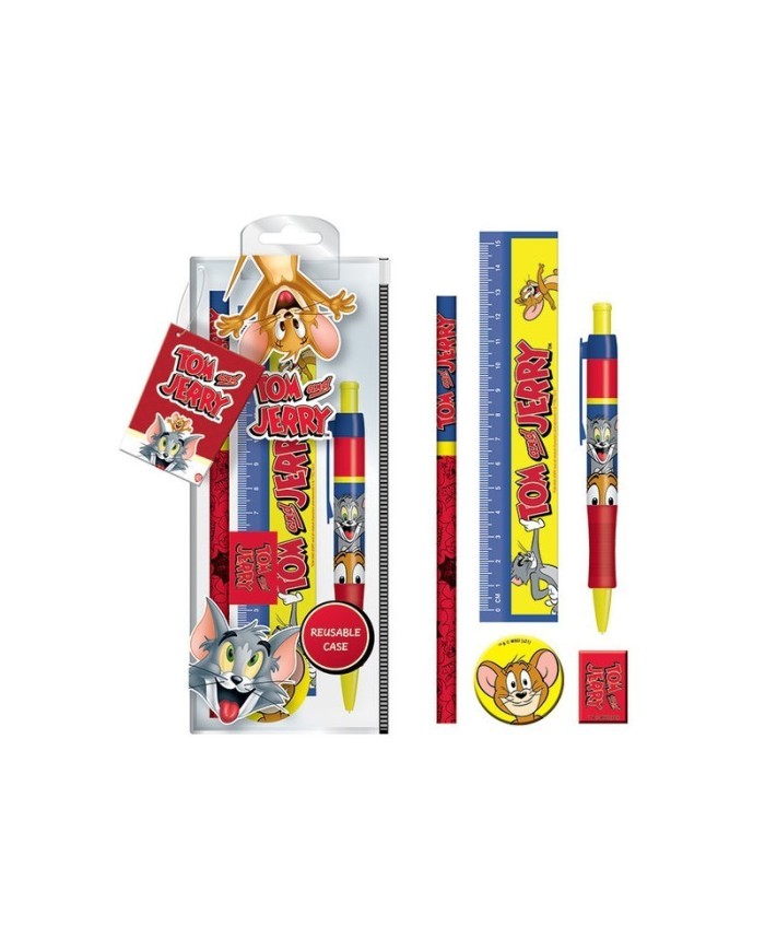 Juego de 5 Piezas Papelería TOM AND JERRY CLASSICS - TOM AND JERRY