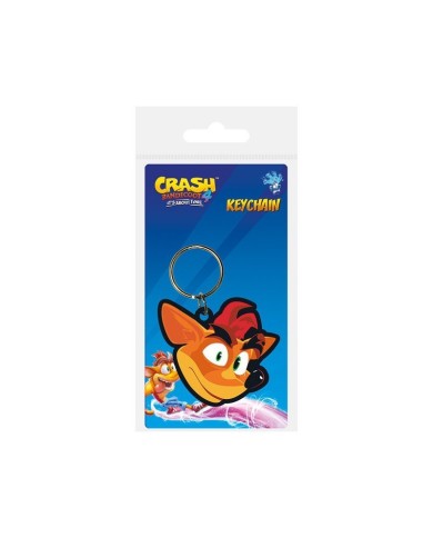 Llavero caucho CRASH FACE - CRASH BANDICOOT 4
