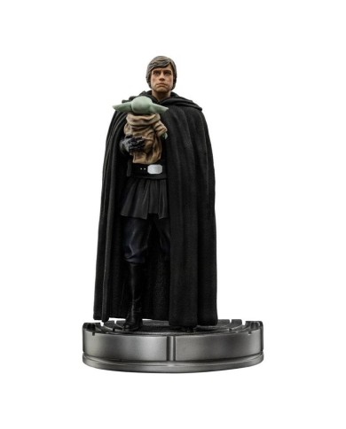 Luke Skywalker y Grogu - Art Scale Statue 1/10 - Star Wars The Mandalorian