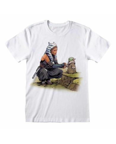 Camiseta Ashoka Grogu - Unisex - Star Wars The Mandalorian TALLA CAMISETA L