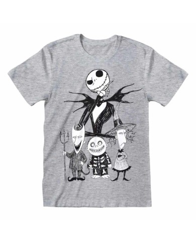 Camiseta Trick or Treators - Unisex - Talla Adulto - Nightmare Before Christmas TALLA CAMISETA L
