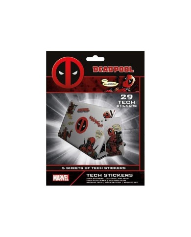 Pegatinas Tech DEADPOOL Marvel