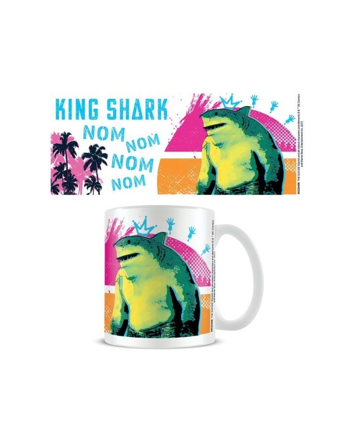 Taza THE SUICIDE SQUAD KING SHARK NOM NOM DC Comics