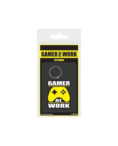 Llavero caucho GAMER AT WORK JOYPAD