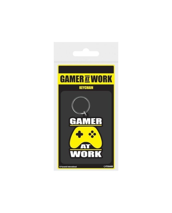 Llavero caucho GAMER AT WORK JOYPAD
