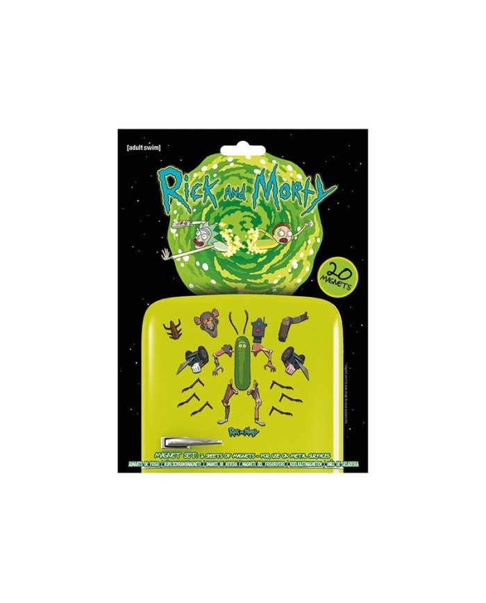 Set de Imanes Weaponize The Pickle Rick and Morty