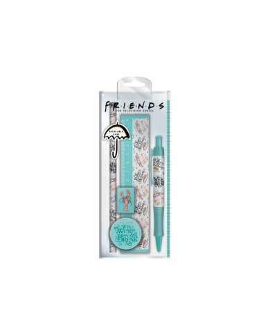 Set Papelería - FRIENDS MARL STATIONERY SET