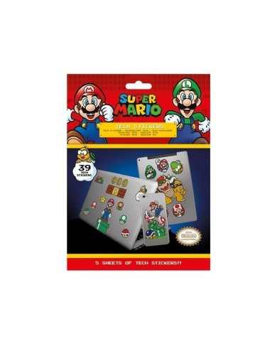 Pegatinas Tech SUPER MARIO