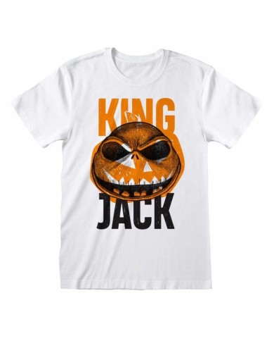 Camiseta King Jack - Unisex - Talla Adulto - Nightmare Before Christmas TALLA CAMISETA M