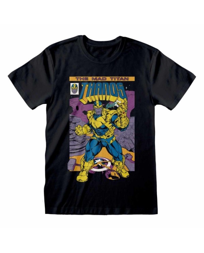 Camiseta Thanos Cover - Unisex - Talla Adulto - Marvel Comics TALLA CAMISETA S