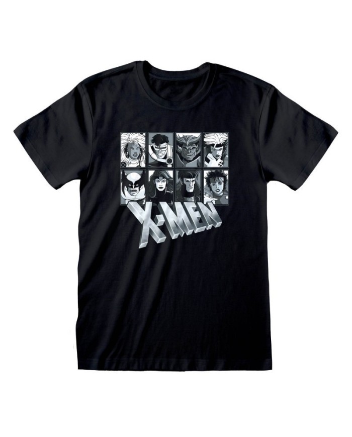 Camiseta X-Men – Greyscale - Unisex - Talla Adulto - Marvel Comics TALLA CAMISETA L