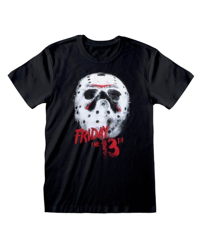 Camiseta Friday The 13th – White Mask - Talla Adulto TALLA CAMISETA L