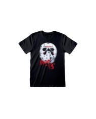 Camiseta Friday The 13th – White Mask - Talla Adulto TALLA CAMISETA L