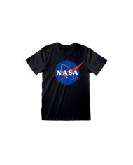 Camiseta NASA – Insignia Logo - Unisex - Talla Adulto TALLA CAMISETA XL