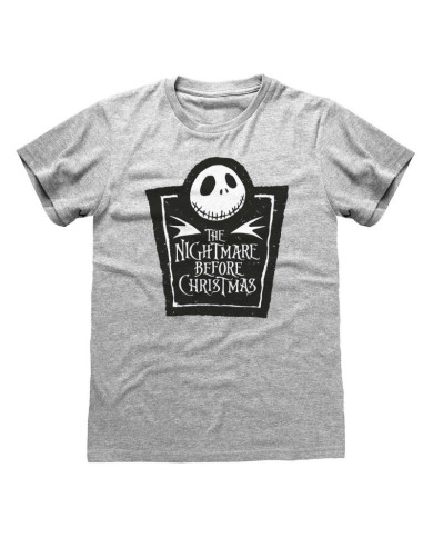 Camiseta Box Logo - Unisex - Talla Adulto - Nightmare Before Christmas TALLA CAMISETA M