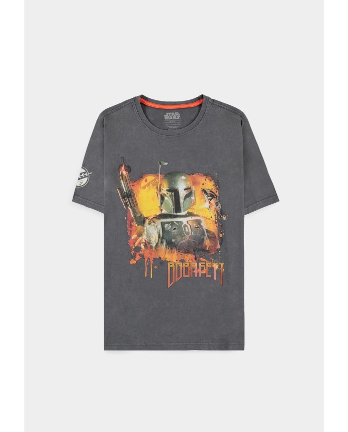 Camiseta Boba Fett - Acid Wash - Men's Short Sleeved TALLA CAMISETA XL