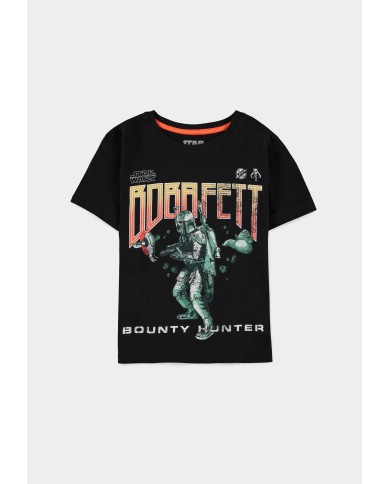 Camiseta Boba Fett - Bounty Hunter - Boys Short Sleeved - Niño TALLA CAMISETA NIÑO TALLA 158 - 13 AÑOS