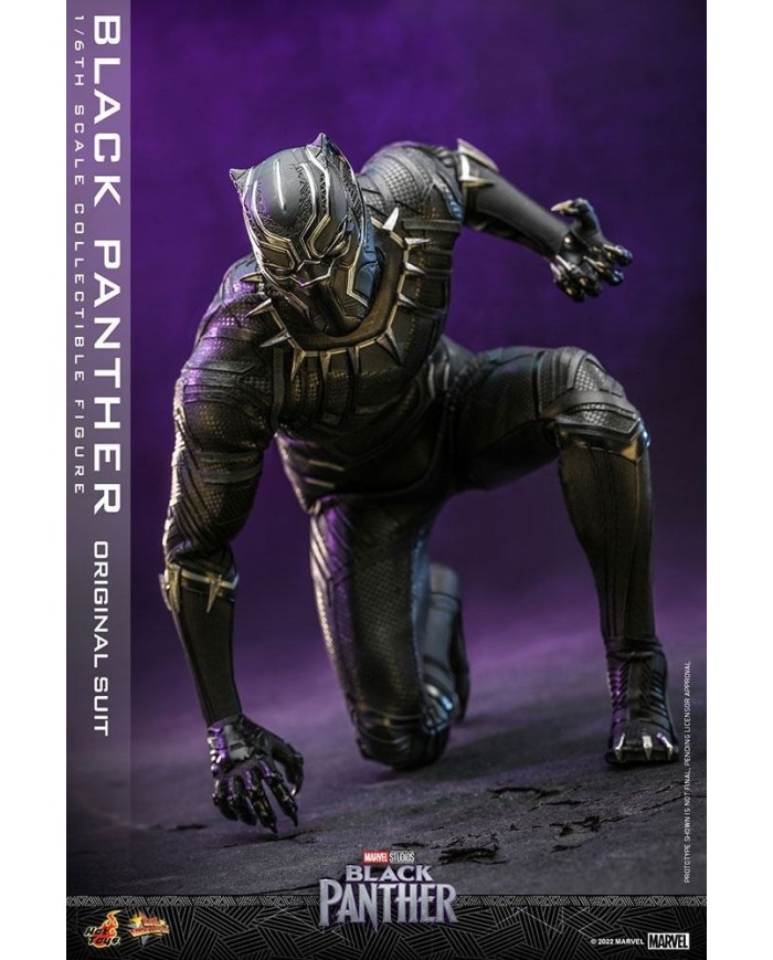 Black Panther (Original Suit) - Black Panther Figura Movie Masterpiece 1/6