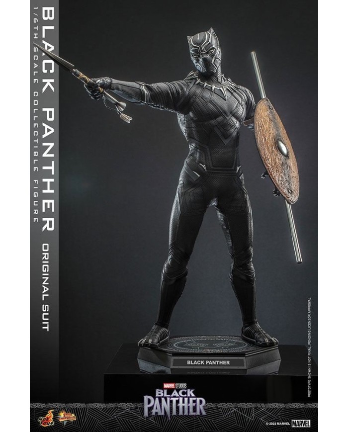 Black Panther (Original Suit) - Black Panther Figura Movie Masterpiece 1/6