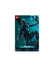 Neon Tech Iron Man with Suit-Up Gantry