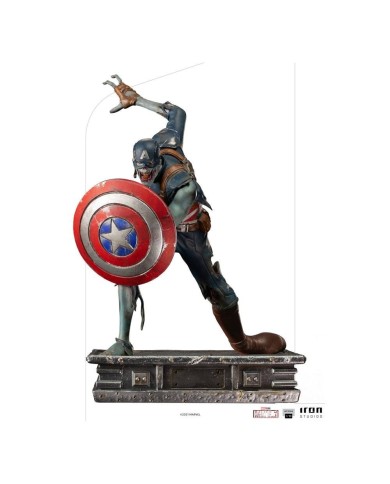 Captain America Zombie What If...? Estatua 1/10 Art Scale