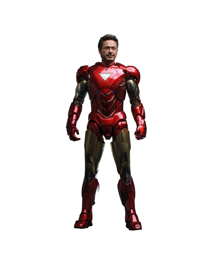 Iron Man Mark VI (2.0) Marvel Los Vengadores Figura Movie Masterpiece Diecast 1/6