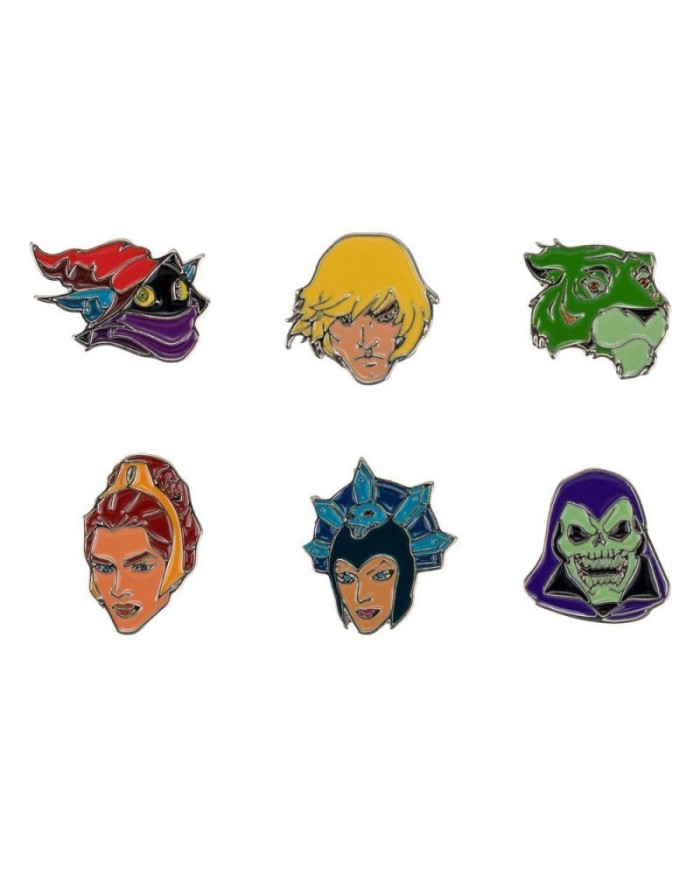 Pack 6 Pins Characters- Masters of the Universe